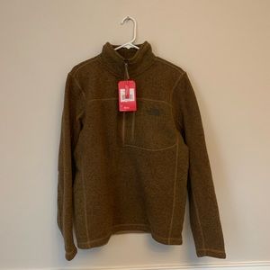 NWT North Face Men’s 3/4 zip up